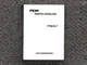 Tcm Forklift FTB18-7 Parts Catalog Manual