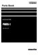 Komatsu PW05-1 Excavator Parts Catalog Manual SN PW05-1