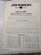 JOHNSON WORK HORSE LOADER L60 L80  PARTS LIST MANUAL INSTRUCTIONS LIFT CYLINDERS