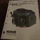 kohler command engine Repair Manual Cv17-745 Vertical Crank Shaft 
