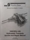 Hydro-Gear 1000/BDU-10S Hydrostatic Transaxle Lawn Garden Tractor Service Manual
