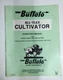 Buffalo All-Flex Cultivator Operator's Manual for 4600-H, 4630, 4640 and 4620