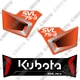 Fits Kubota SVL 75-3 Decal Kit Track Loader PARTIAL 7 YEAR OUTDOOR 3M VINYL!