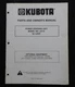 KUBOTA L245F TRACTOR MODEL B9115 POWER STEERING UNIT PARTS & OPERATORS MANUAL