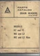 Original Allis Chalmers K2 F2 M2 L2 Grain Headers Parts Catalog 9005173 Oct 1977