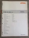 Genuine Stihl FS 500, 550, 550 L (4116) Spare Parts List Manual