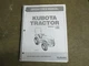 Kubota L3200 L3800 L 3200 3800 tractor owners & maintenance manual