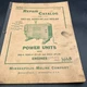 1950's Minneapolis Moline Repair Catalog Power Units 283-4A D283-4A 403-4A