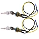2X Ignition Key Switch 370375R91 For IH Farmall 460 560 656 666 686 966 1026