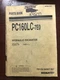 Komatsu PC160LC-7E0 PARTS MANUAL BOOK CATALOG HYDRAULIC EXCAVATOR K45001 +
