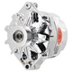 Powermaster Street Alternator 100 Amps Chrome Plated 12V Gm 10Si Case 17294-114