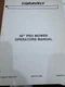 GRAVELY 50" PRO MOWER OPERATOR'S MANUAL, 6-87, 43458, NOS MANUAL.