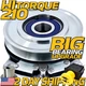 Clutch & 20A PTO Switch for Ferris iS1500Z iS1500ZX iS2000Z iS2000ZX 6.2" Pulley