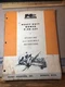 1949 Ferguson P-EO-A21 Heavy Duty Sickle Bar Mower Mid Mount, Operators Manual !