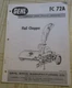 Gehl FC72a FC 72a Flail Chopper Parts Catalog Manual
