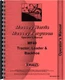 Massey Ferguson 40 Tractor Loader Backhoe Operators Manual MH-O-MF40 TLB