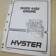 HYSTER Forklift ISUZU 4JG2 ENGINE Repair Shop Service Manual H40XM H45XM H50XM
