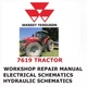 MASSEY FERGUSON 7619 TRACTOR MANUAL WORKSHOP REPAIR SHOP SERVICE ENGINE PDF