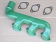 EXHAUST MANIFOLD + GASKETS FOR JOHN DEERE JD 380 FORKLIFT 820 830 840 920 930