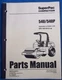 SUPERPAC 540 540P ROLLER COMPACTOR PARTS MANUAL BOOK CATALOG S/N 100144-UP