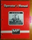 Massey Ferguson MF 230 Tractor S/N 9A349200- Owner Operator's Manual 1449 015 M1