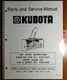 Kubota B2551 51" B/L2563 63" 2 Two Stage Snowblower 1221- Parts & Service Manual