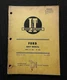 1971 FORD "8000 & 9000" TRACTOR I & T SERVICE SHOP REPAIR MANUAL GOOD SHAPE