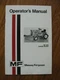 Massey Ferguson MF 630 Dozer Blade Operators manual ORIGINAL
