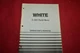 White 2-180 Tractor Operator's Manual TBPA 