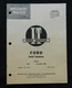 1960's FORD "6000 & COMMANDER 6000" TRACTOR I & T SERVICE SHOP MANUAL