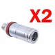2pcs Hydraulic Female Quick Release Coupling For John Deere 6400 6420 6800 7430