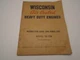 WISCONSIN AIR COOLED MODEL TR-10D INSTRUCTION BOOK & PARTS LIST 3 to 60.5 HP