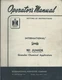 Farm Manual - IH Gandy 901 Junior - Operator's Set-Up Instructions (FM389)