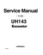 HITACHI UH143 EXCAVATOR SERVICE MANUAL