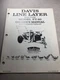 Davis Model PT-90 Line Layer Owners Manual And Parts List