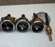 Massey Ferguson Gauge Set- Oil Pressure (Male), Temp, Fuel MF 35,50,65,135,150