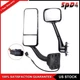 Chrome Manual Hood & Power Heated Door Mirror For 08-16 Freightliner Cascadia LH