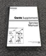Genie Ford Engine on Z-45/22 Z-60/34 Service Repair Manual Supplement PN 35023