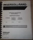 INGERSOLL RAND WJD SERIES COMPRESSOR PARTS OPERATION & MAINTENANCE MANUAL BOOK