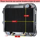 Forklift Radiator For MCFA CAT MITSUBISHI Forklift FG30-35K FC MC 91601-14200 US
