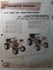 Jacobsen Super Chief Lawn Garden Tractor Owners Manual 800 1000 1200 53092 53034