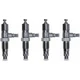 4PCS For Isuzu C240 Engine TCM Forklift Fuel Injector 5153000391 5-15300039-1 US