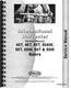 International Harvester 45T 46 50AW 50T 55T 55W Baler Service Manual IH-S-BALER+