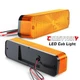 2x LED Amber Flashing Cab Light For Case IH Steiger 9310 9330 9350 9370 AR60250