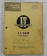ORIGINAL 1960 J I CASE "400 700B 800B" TRACTOR I & T SHOP MANUAL