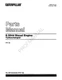 Caterpillar 6.354 Diesel Engine Turbocharged 224 Excavator Parts Catalog Manual