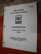 1968 GMC TRUCK CLARK CL408 5-SPEED TRANSMISSION OVERHAUL MANUAL SERVICE