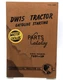 CAT Caterpillar DW15 TRACTOR Parts Catalog Book Manual S/N: 76D1 and up