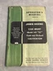 John Deere Operator's Manual OM-M4-853 Van Brunt Model 147 "CC" Field Cultivator