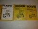 Bomag BW 12R Pneumatic Roller Repair , Parts , Operator's Manuals , 3 vol set